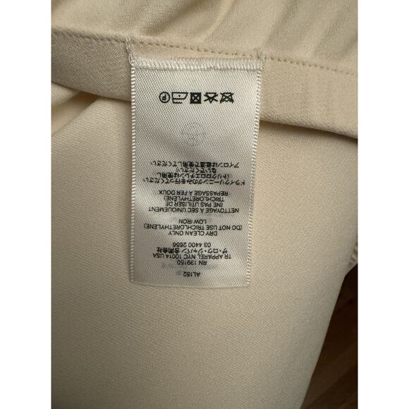 The Row Gala Wide Leg Cady Pants stretch Ivory Size XL $1090 Sold Out - Picture 6 of 8